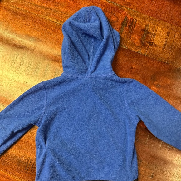EUC North Face Fleece Jacket, Size 3-6 months. Blue - Picture 2 of 8